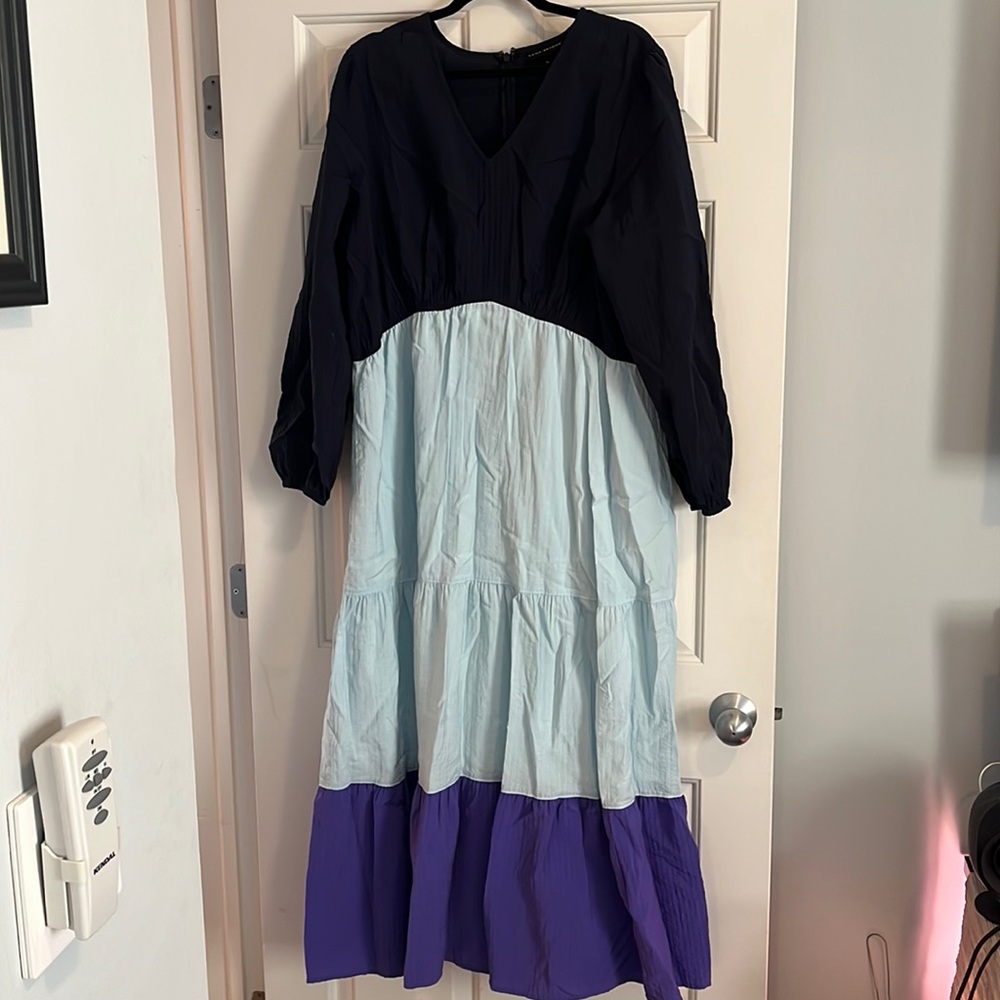 Lane Bryant Colorblock Maxi Dress - Picture 2 of 7